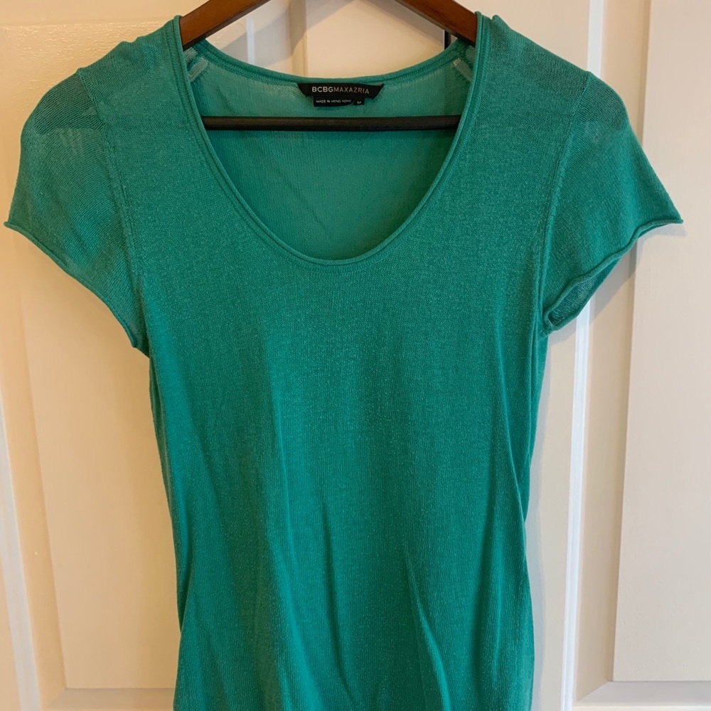 BCBG Teal TShirt Medium